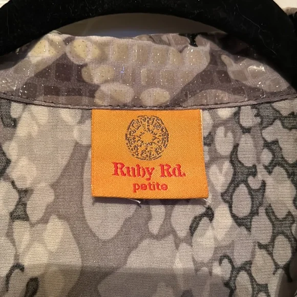 Ruby Rd Faux Snakeskin Jacket - Picture 5 of 9